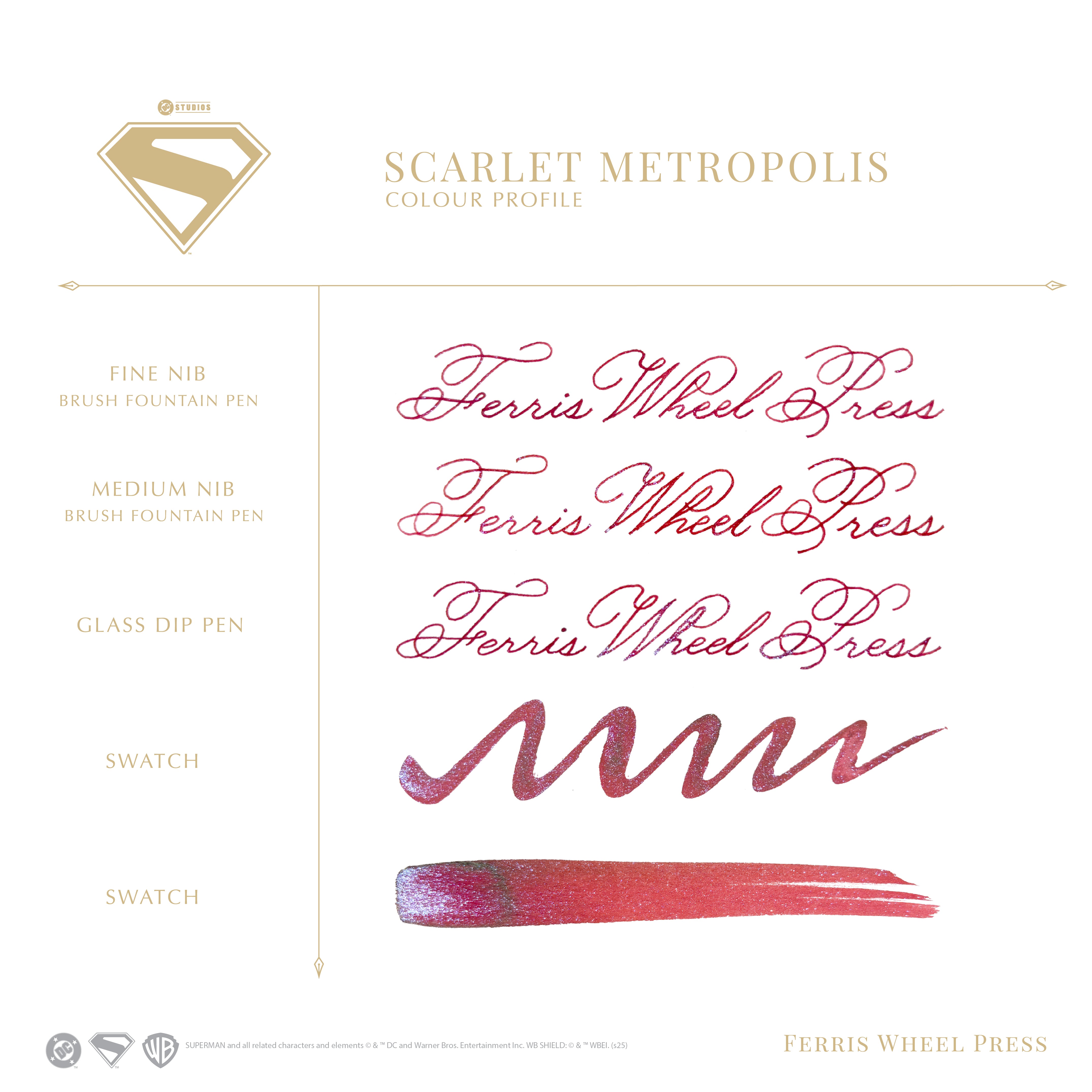 Warner Bros. | Superman | Scarlet Metropolis 28ml Ink