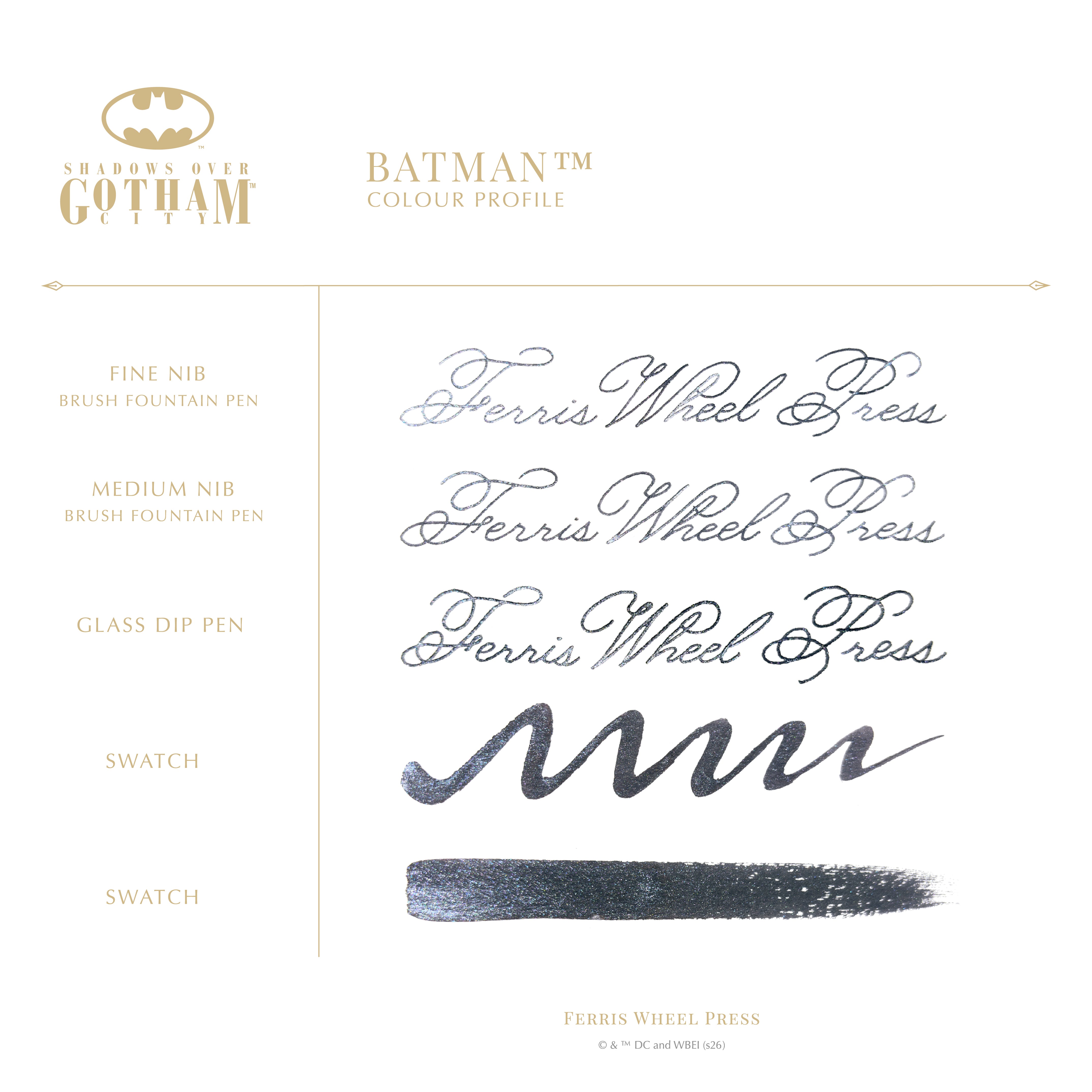 Warner Bros. | Shadows over Gotham City | Limited Edition | Bat Signal 38ml Ink