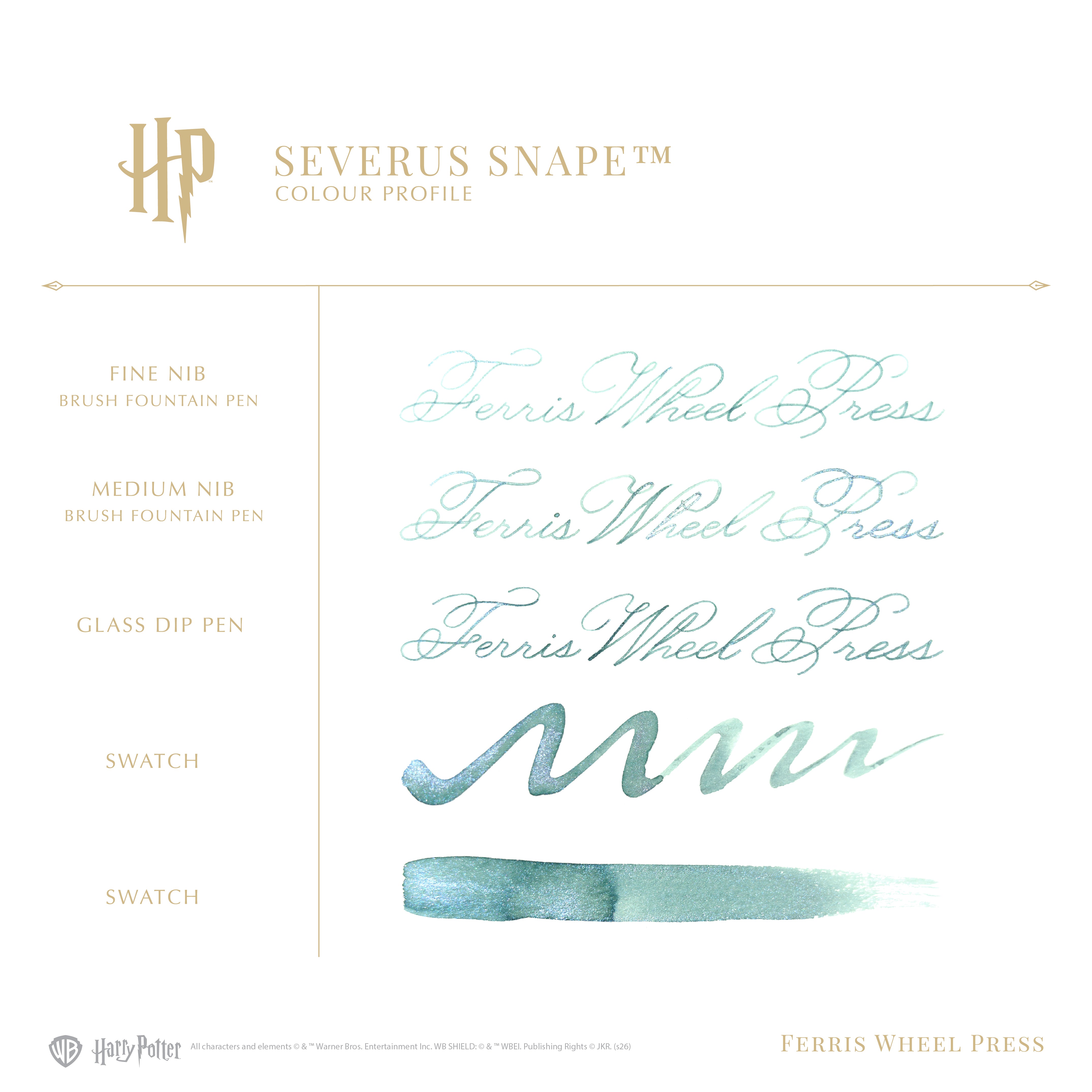 Warner Bros. | Harry Potter | 25 Years of Magic - Patronus Anniversary Collection | Severus Snape 38ml Ink