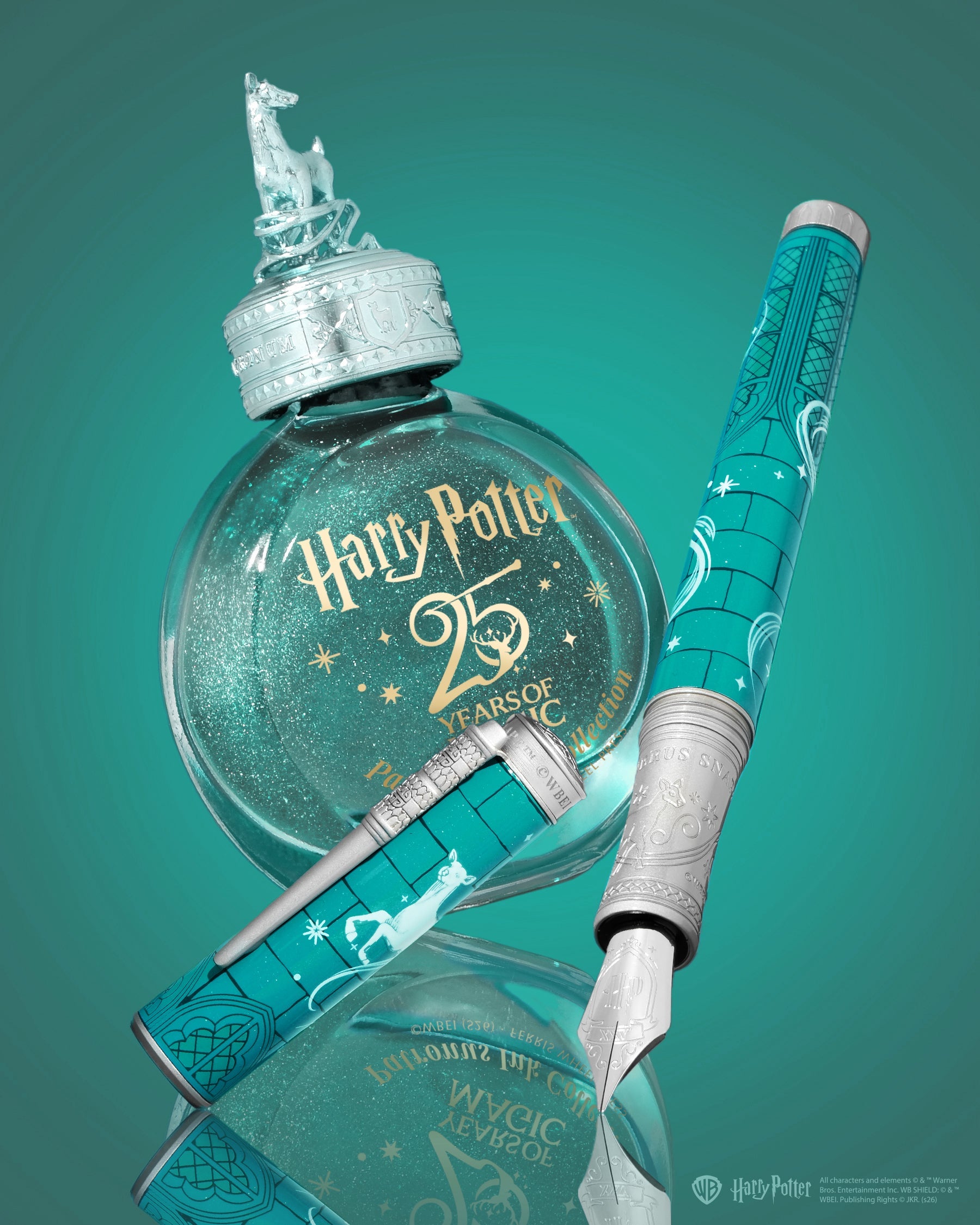 Warner Bros. | Harry Potter | 25 Years of Magic - Patronus Anniversary Collection | Limited Edition Masque Pen & 38ml Ink Set | Severus Snape