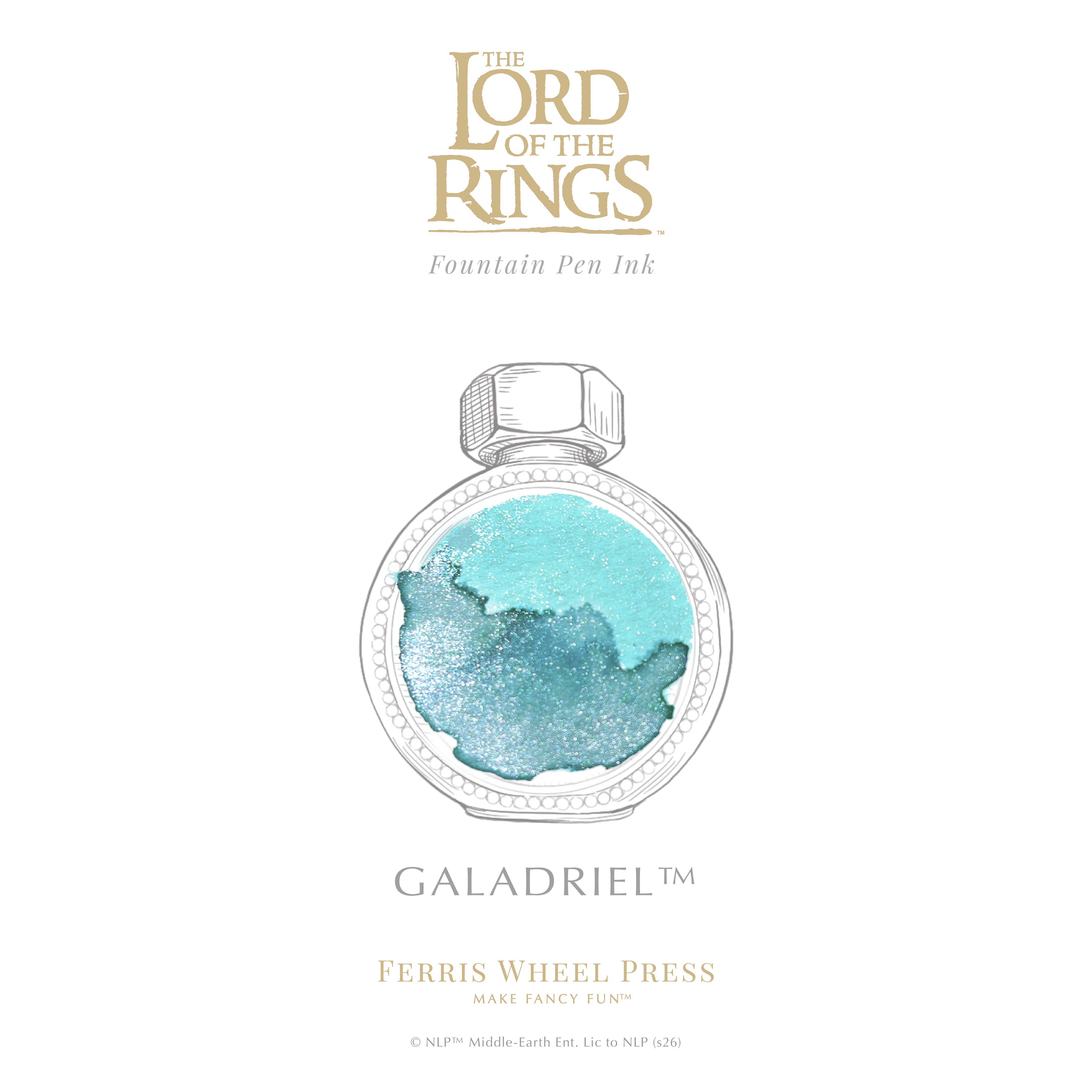 Warner Bros. | The Lord of the Rings |  25th Anniversary Edition Pen and Ink Set | Galadriel