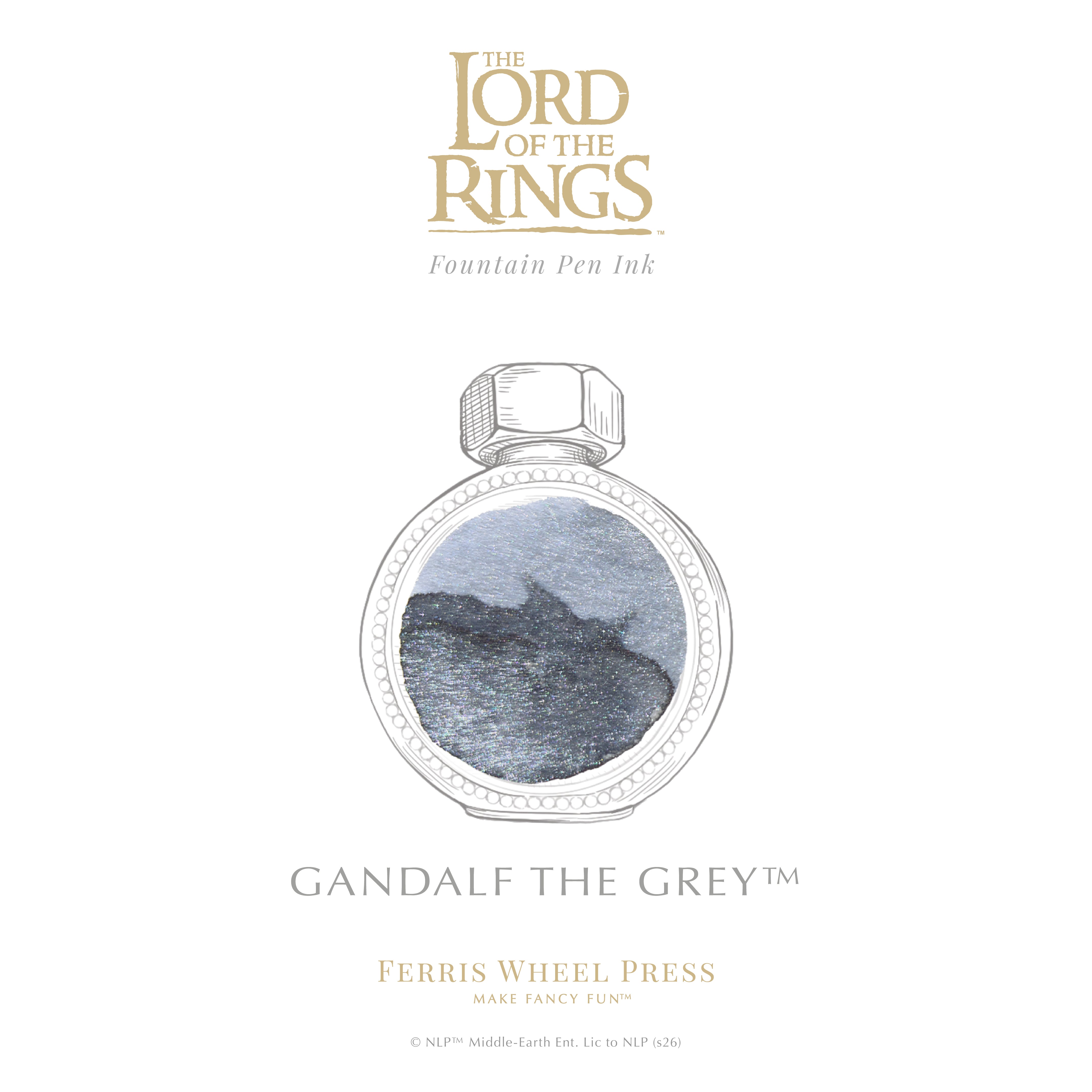 Warner Bros. | The Lord of the Rings | 25th Anniversary Edition | Gandalf the Grey 38ml Ink