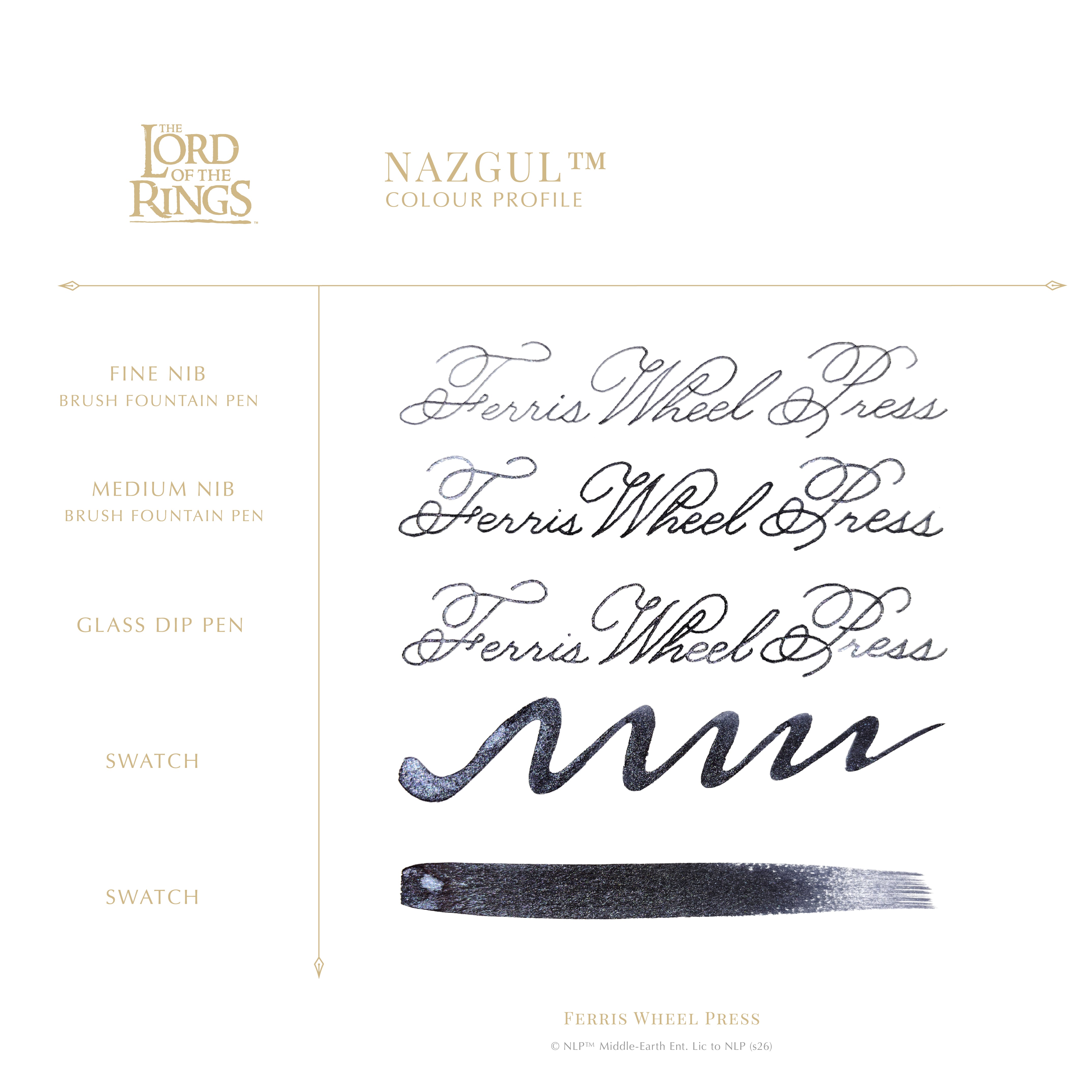 Warner Bros. | The Lord of the Rings | 25th Anniversary Edition | Nazgûl 38ml Ink