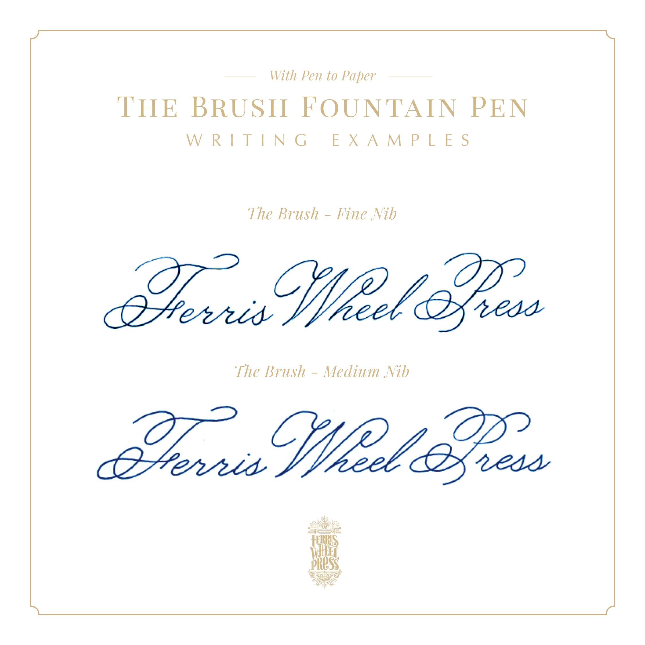 Persimmon Brush Fountain Pen