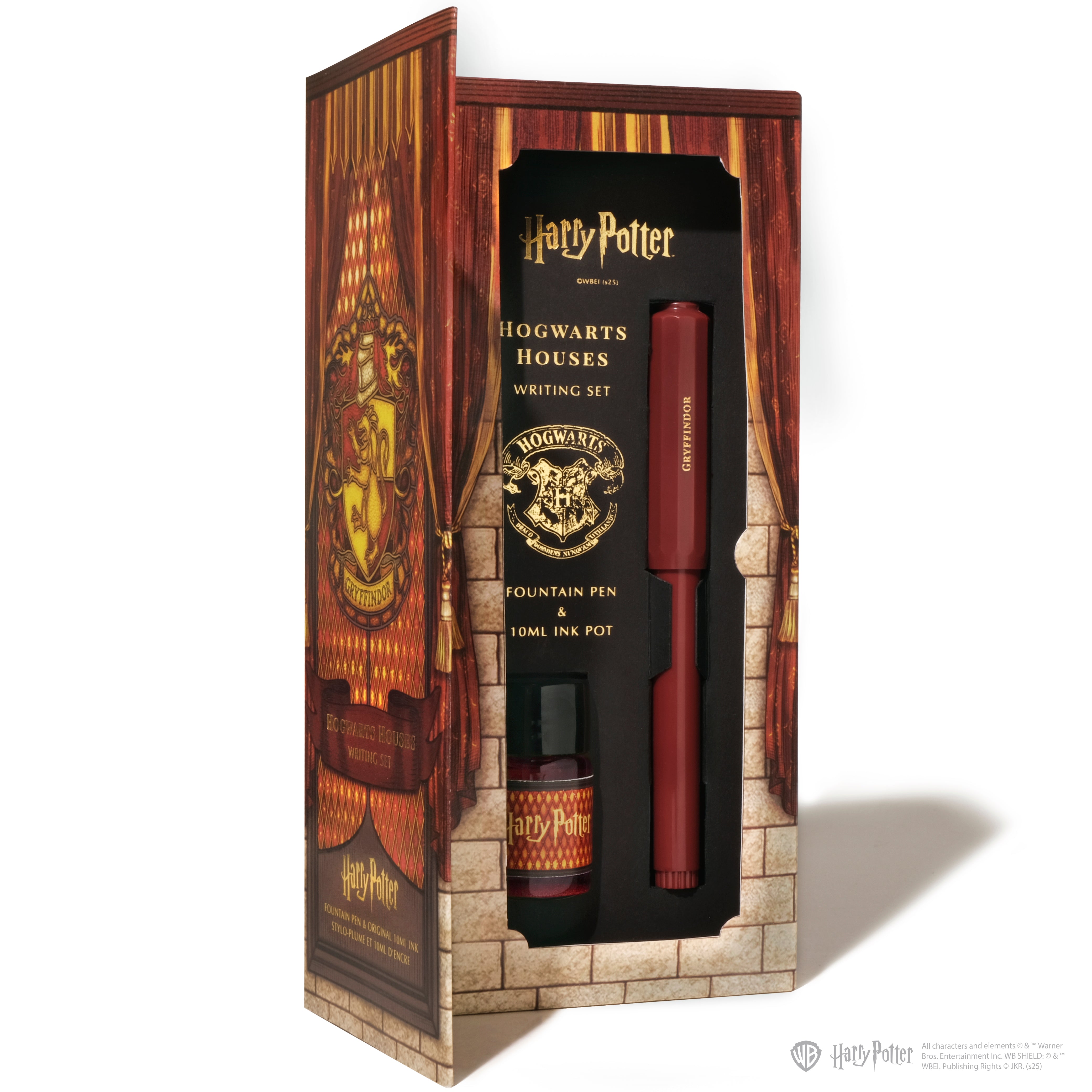 Warner Bros. | Harry Potter | Carousel Fountain Pen and 10ml Ink Set | Gryffindor