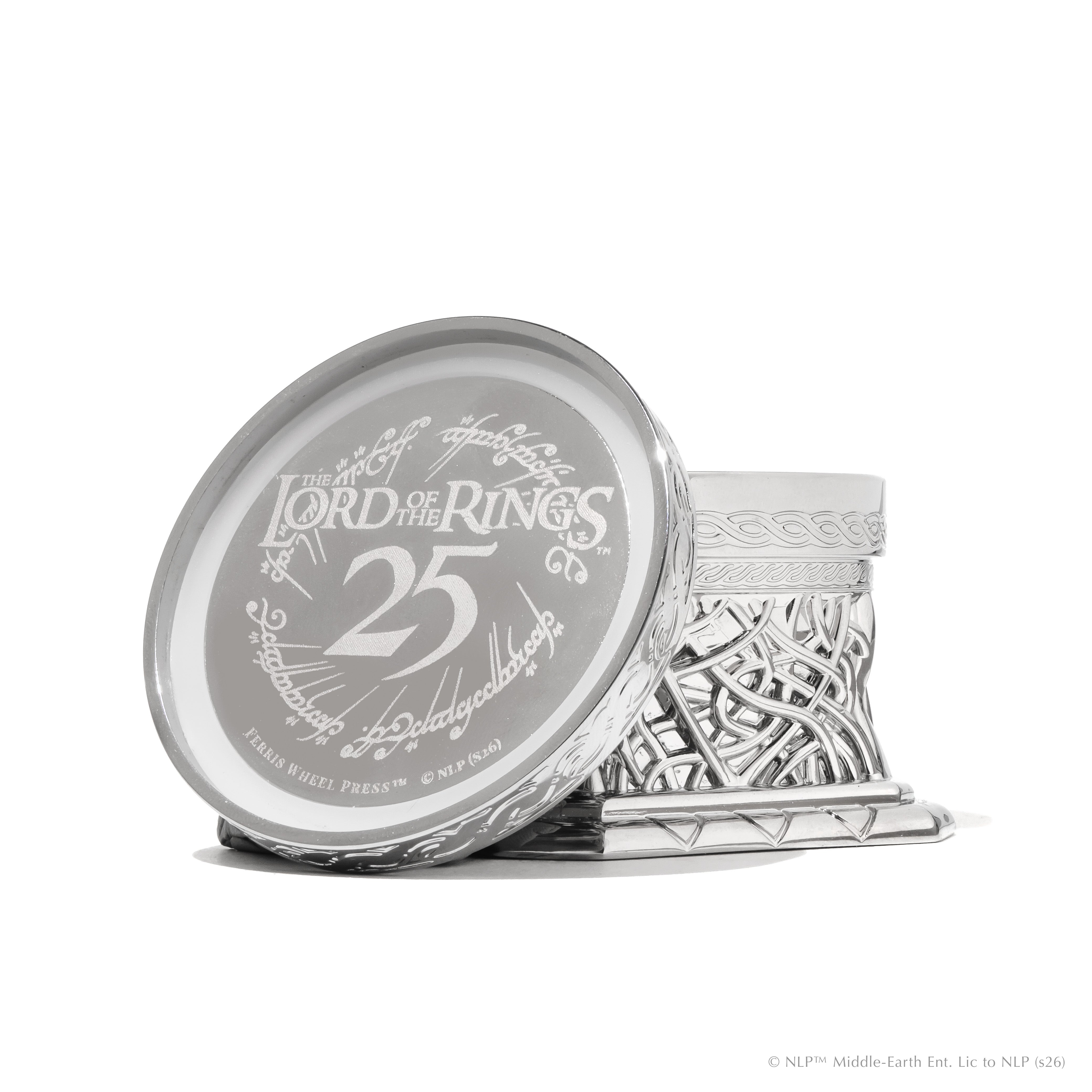 Warner Bros. | The Lord of the Rings |  25th Anniversary Edition | Mirror of Galadriel Inkwell  - Polished Edition