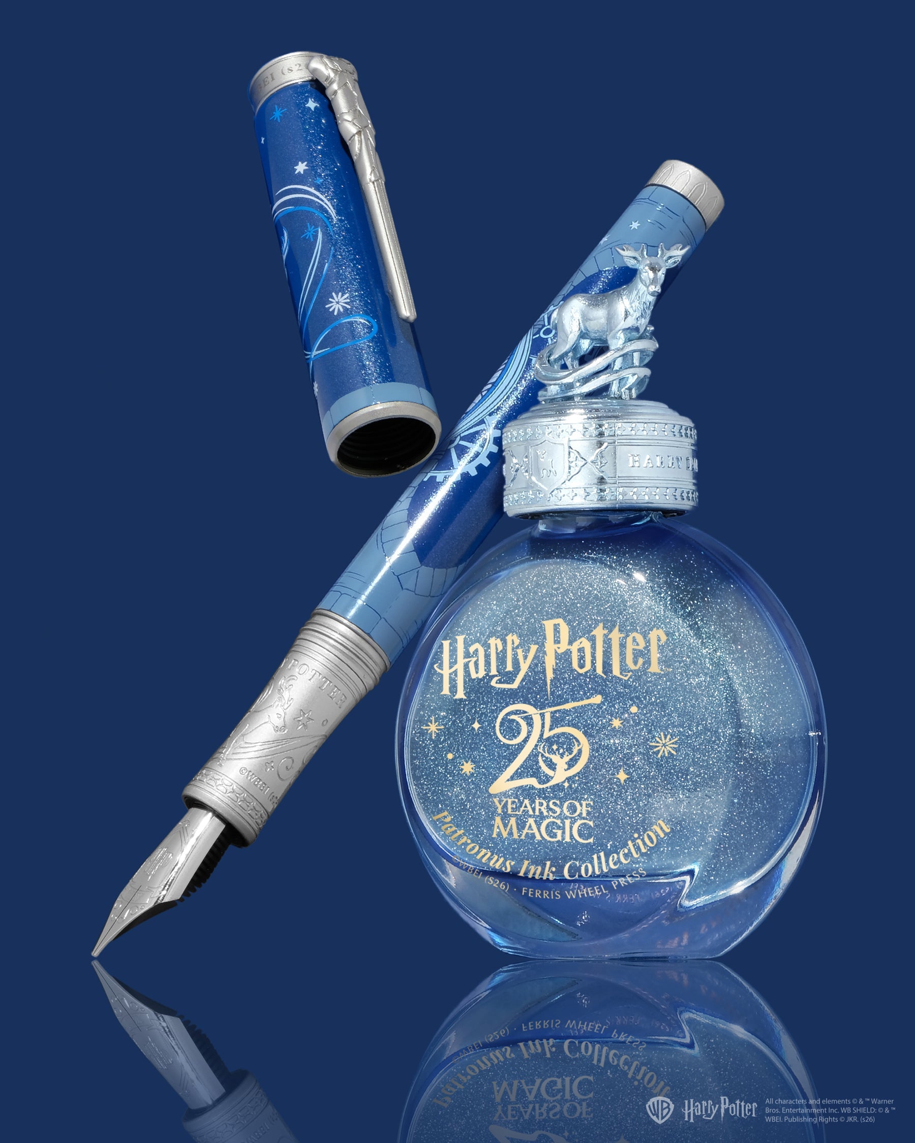 Warner Bros. | 25 Years of Magic - Patronus Anniversary Collection | Limited Edition Masque Pen & 38ml Ink Set  | Harry Potter