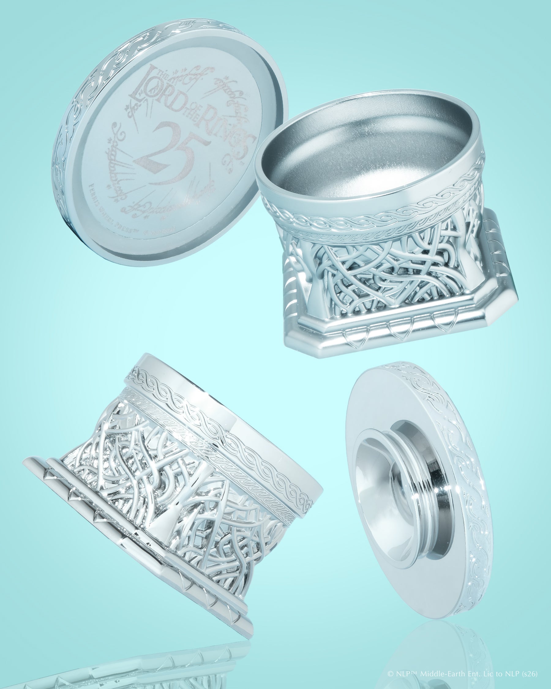 Warner Bros. | The Lord of the Rings |  25th Anniversary Edition | Mirror of Galadriel Inkwell - Brushed Edition